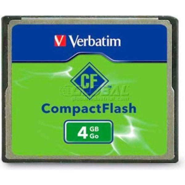Verbatim Americas Verbatim¬Æ CompactFlash Memory Card, 4 GB, Black 95188